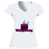 Softstyle® Ladies' V-Neck T-Shirt Thumbnail