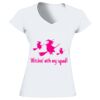 Softstyle® Ladies' V-Neck T-Shirt Thumbnail