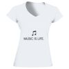 Softstyle® Ladies' V-Neck T-Shirt Thumbnail